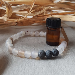 Petit panda_Bracelet diffuseur de 6mm avec parfum