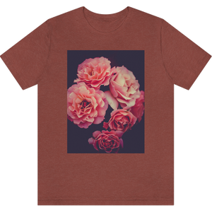 T-shirt "Roses de mon coeur" Heather Clay
