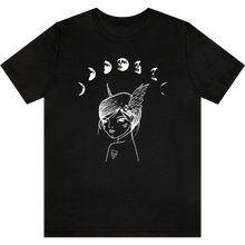 Load image into Gallery viewer, T-shirt &quot;Elfe Lunaire&quot; Black Heather
