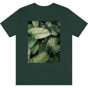 T-shirt "Feuilles de palmiers" Forest