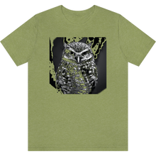 Load image into Gallery viewer, T-shirt &quot;Grand chef hibou&quot; Heather Green
