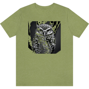 T-shirt "Grand chef hibou" Heather Green