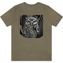 Load image into Gallery viewer, T-shirt &quot;Grand chef hibou&quot; Heather Olive
