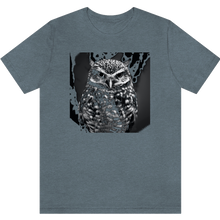 Load image into Gallery viewer, T-shirt &quot;Grand chef hibou&quot; Heather Slate
