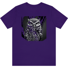 Charger l&#39;image dans la galerie, T-shirt &quot;Grand chef hibou&quot; Team Purple
