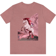 Load image into Gallery viewer, T-shirt &quot;La licorne de Perceval&quot; Heather Mauve
