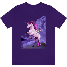 Load image into Gallery viewer, T-shirt &quot;La licorne de Perceval&quot; Team Purple_Équipe Violet
