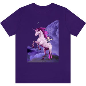 T-shirt "La licorne de Perceval" Team Purple_Équipe Violet
