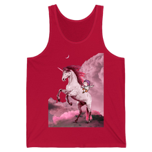 Charger l&#39;image dans la galerie, Camisole unisexe &quot;La licorne de Perceval&quot; Red
