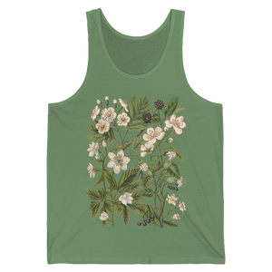 Camisole unisexe "Petites fleurs blanches" Leaf
