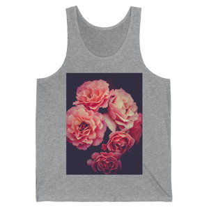 Camisole unisexe "Roses de mon coeur" Athletic Heather