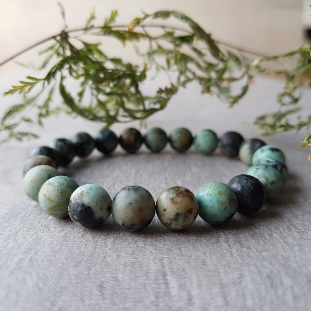 Turquoise africaine_Bracelet de 8mm