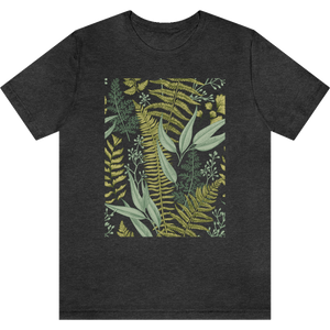 T-shirt "Sous-bois" Dark Grey Heather_Gris Foncé Moucheté