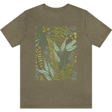 Load image into Gallery viewer, T-shirt &quot;Sous-bois&quot; Heather Olive_Vert Olive Moucheté
