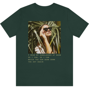 T-shirt "Sunglasses" Forest_Vert Forêt