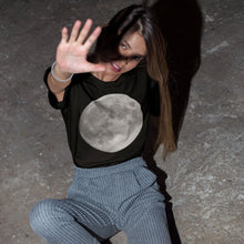 Load image into Gallery viewer, T-shirt &quot;Plein Lune&quot; Deep Heather_Gris Profond Moucheté
